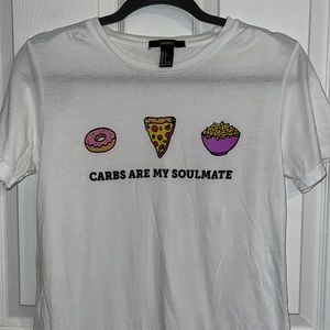 “Carbs are my soulmate” tee